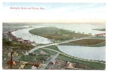 Postcard Washington Harbor and Potomac River Washington DC  picture