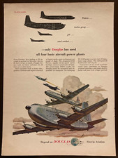 1959 Time Magazine ad - DOUGLAS AIRCRAFT PISTON/TURBO PROP/JET/ROCKET picture