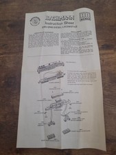 Vintage Bachmann N Scale EMD GP40 Diesel Locomotive Instruction Sheet picture