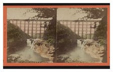Portage New York Upper Falls Standard Postcard picture