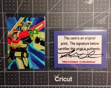 VOLTRON LEGENDARY DEFENDER Voltron Defender Of Universe Custom Sketch Card Print picture