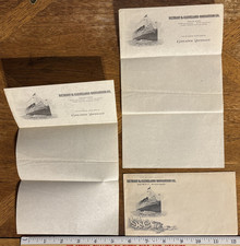 Antique Detroit & Cleveland Navigation CO Greater Detroit Steamship Stationery picture