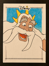 2026 Topps Disney Chrome King Triton Sketch Card 1/1 Paul Williams picture
