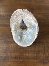 DUGWAY GEODE 5.5lb blue Chalcedony Quartz Crystal Thunderegg 7