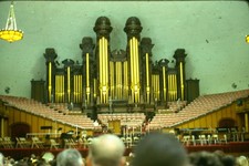 c1960's Kodachrome 35mm Slide Wanamaker Organ Grand Court Philadelphia Building picture