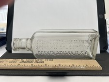 Rare Spohn’s Distemper Compound MEDICINE BOTTLE Goshen Indiana IN picture