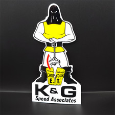 K & G SPEED ASSOCIATES Vintage Style DECAL, Vinyl car STICKER, racing, hot rod picture