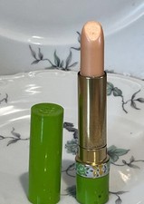 VINTAGE REVLON COLLECTIBLE NATURAL WONDER 60-70'S LIPSTICK GREEN TUBE PLEXI PINK picture