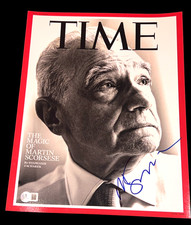 MARTIN SCORSESE SIGNED AUTOGRAPH 11x14 PHOTO TIME MAGAZINE BECKETT BAS COA picture