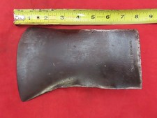 VTG ANTIQUE HUDSON TOOL Co MANN 3 lb 13oz  SINGLE BIT AXE HEAD CONNIE MICHIGAN 4 picture