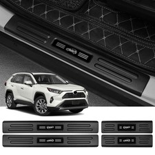 4PCS Door Sill Protector for Toyota RAV4 2025 2024 2023 2022 2021 2020 2019 H... picture