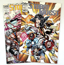 Caliber STORM QUEST (1994) #1 2 GREG LAND (VF to VF/NM) Ships FREE picture