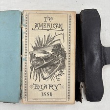 1886 Handwritten Diary D Frank Brown Greenfield Hill CT Farmer Onions Accounts picture