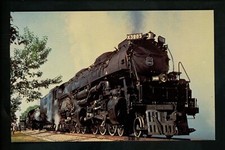 Train Railroad postcard Union Pacific #3985 Challenger Class coal MJ335 picture