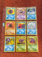 Fossil Set - Vintage 1999 Pokemon Cards Bundle - No duplicates x17 picture