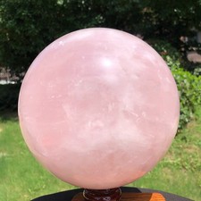 14.36LB Rare Natural Pink Crystal Ball Quartz Crystal Bll Reiki Healing 6572 picture