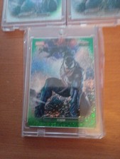 2026 Topps Chrome Marvel Comics Venom FF-46 Fanfare Green Refractor /99 picture
