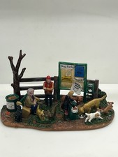 Lemax Coventry Cove Dog Park Display With Additional No Littering Figurine RARE picture