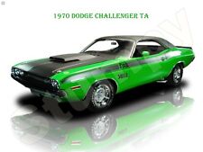 1970 Dodge Challenger TA Metal Sign 9