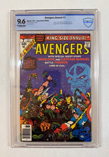 The Avengers Annual #7 1977 Thanos Warlock Captain Marvel CBCS 9.6 Newstand picture