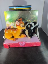 DISNEY STORE Bambi and Flower Kiss Plushie picture