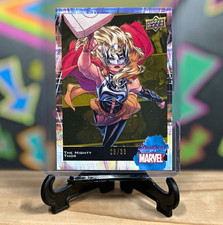 Upper Deck 2023 Women of Marvel The Mighty Thor #5 Gold Parallel Serial #23/33 picture