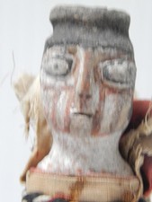 ANTIQUE 19c YUMA / MOHAVE INDIAN POTTERY DOLL - ALL ORIGINAL - INVESTMENT GRADE picture