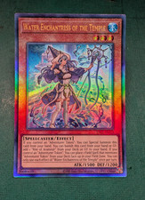 Yugioh Asian English ES02-AE022 Water Enchantress of the Temple Ultimate Rare picture