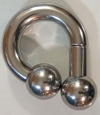 00g 1-1/8 Reverse Prince Albert Jewelry Mollusk Wt. 4.2 OZ Big Steel Sexy Balls picture