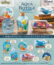 RE-MENT Pokemon Mini Figure Aqua Bottle Collection Omanyte Pikachu Corsola NEW picture