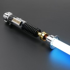 Star Wars Obi-Wan EP3 Lightsaber Replica Force FX Dueling Rechargeable Metal APP picture