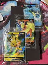 Lot 3 Sealed Jolteon Flareon Vaporeon   Pokemon Chinese Full Art Holo NE40 picture