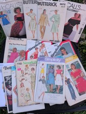 Lot Of 14 Size 14 bust 36 Vintage Sewing Patterns Simplicity Butterick McCalls picture