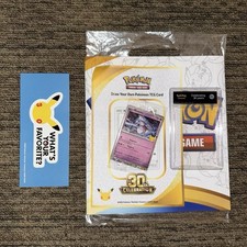Target Pokemon Mewtwo Promo Bundle 30th Anniversary Family Event  (Sealed) picture