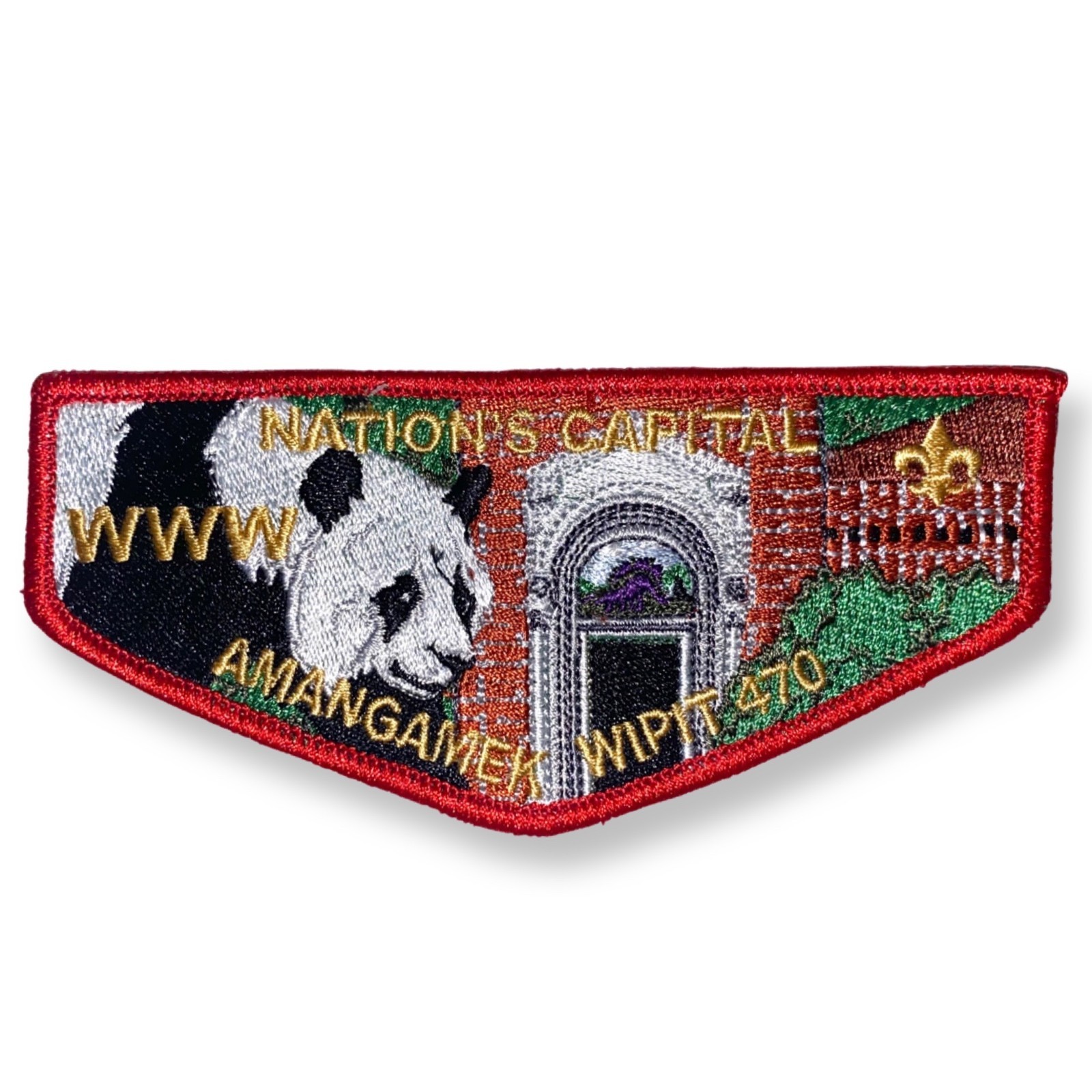 Smithsonian National Zoo - Amangamek Wipit, Lodge 470 - OA Flap