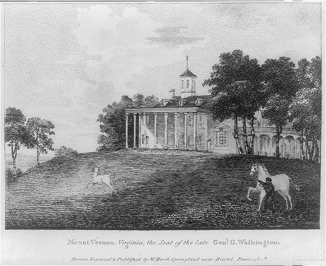 Photo:Mount Vernon, Virginia, the seat of the late General G. Washington