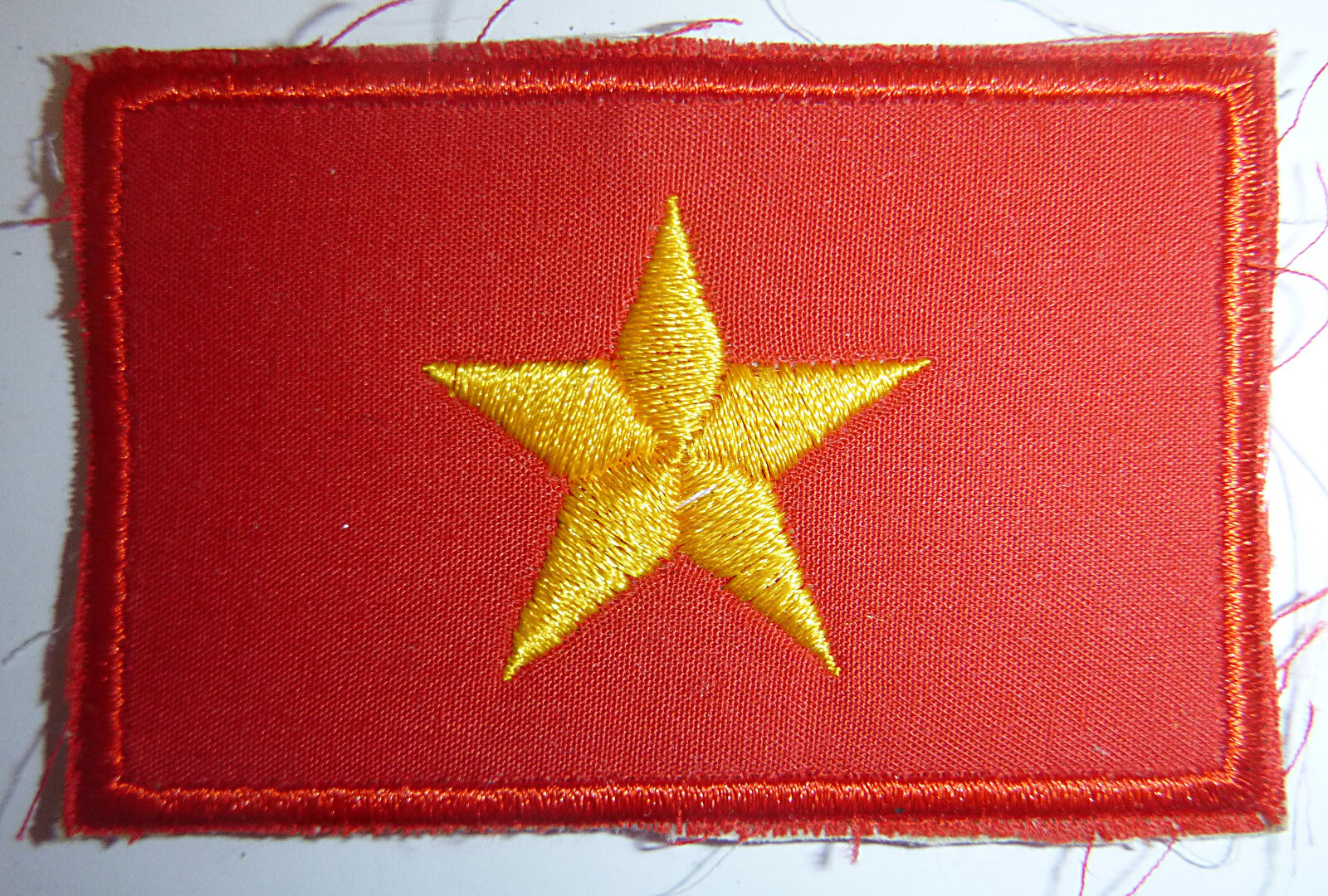 Flag Patch - National Vietnam Army - VC - Viet Cong - NVA - Vietnam War - D.500