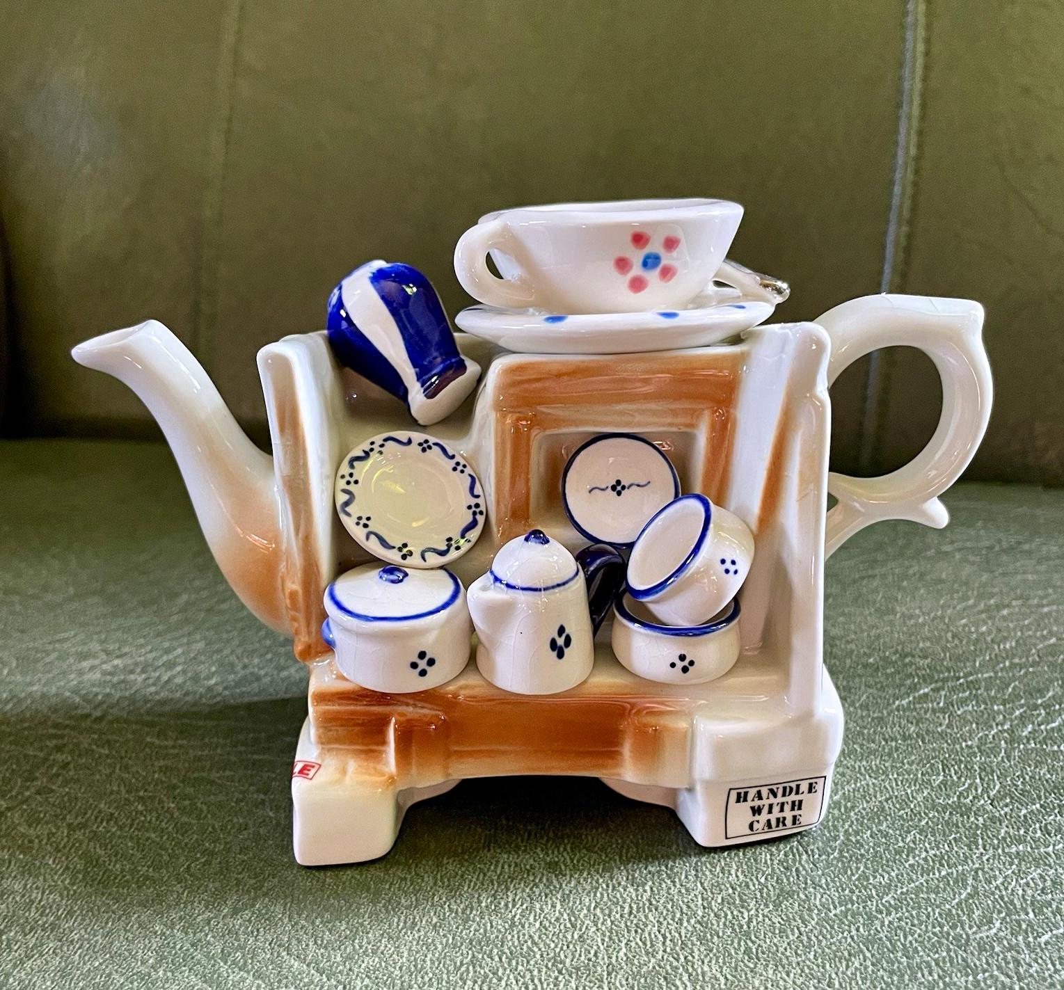 Vintage Paul Cardew Design Welsh Dresser 1 Cup Teapot Made In England As Is