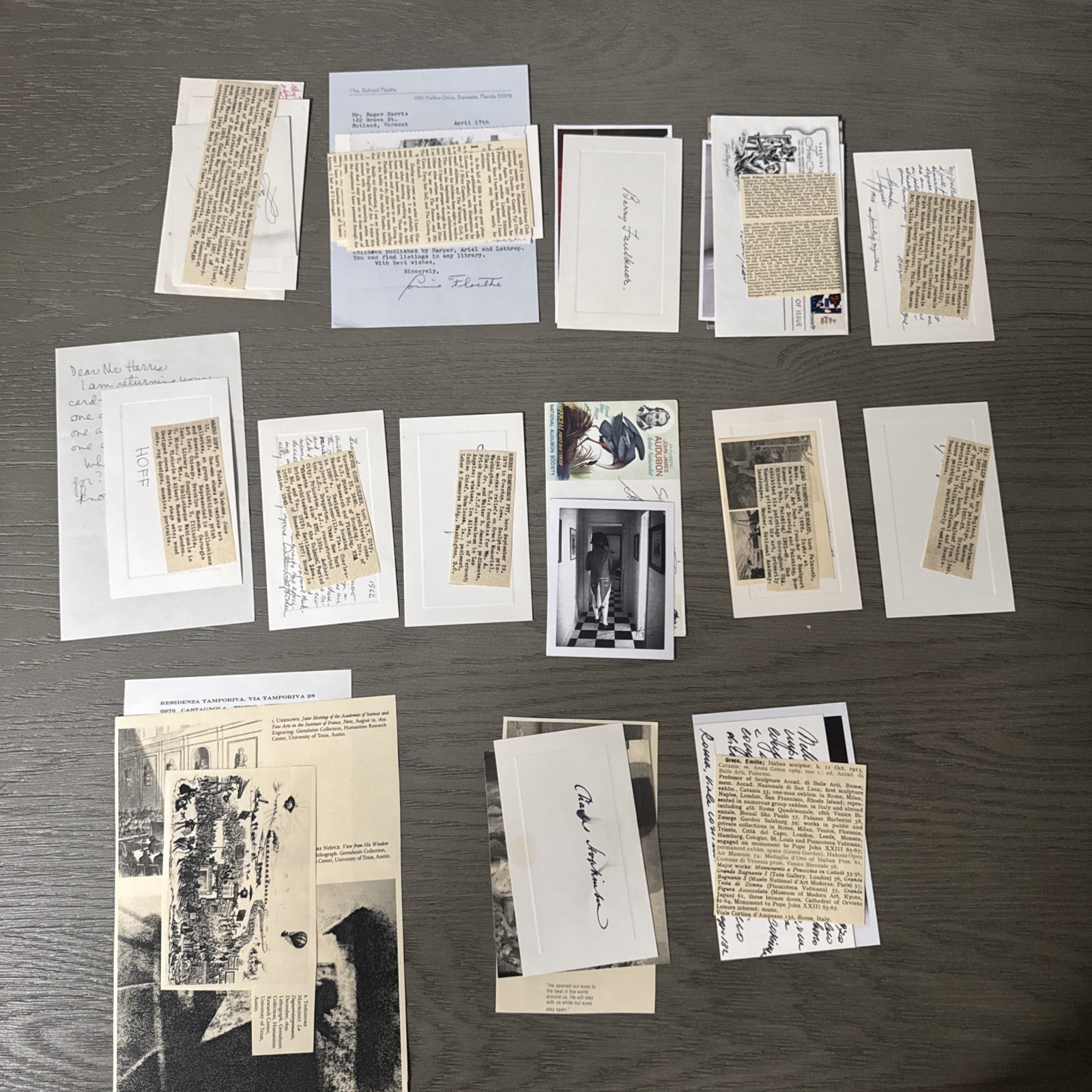 Rare Autographs, Signed Letters & More - 15 Famous Artists, Sculptors & Photog