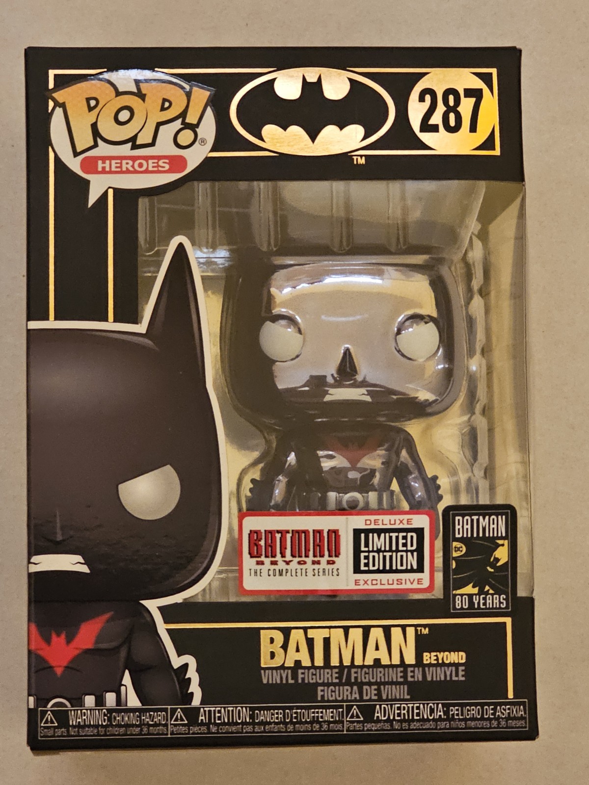 Funko Pop Vinyl Batman Beyond Deluxe Limited Edition Exclusive 287 - New
