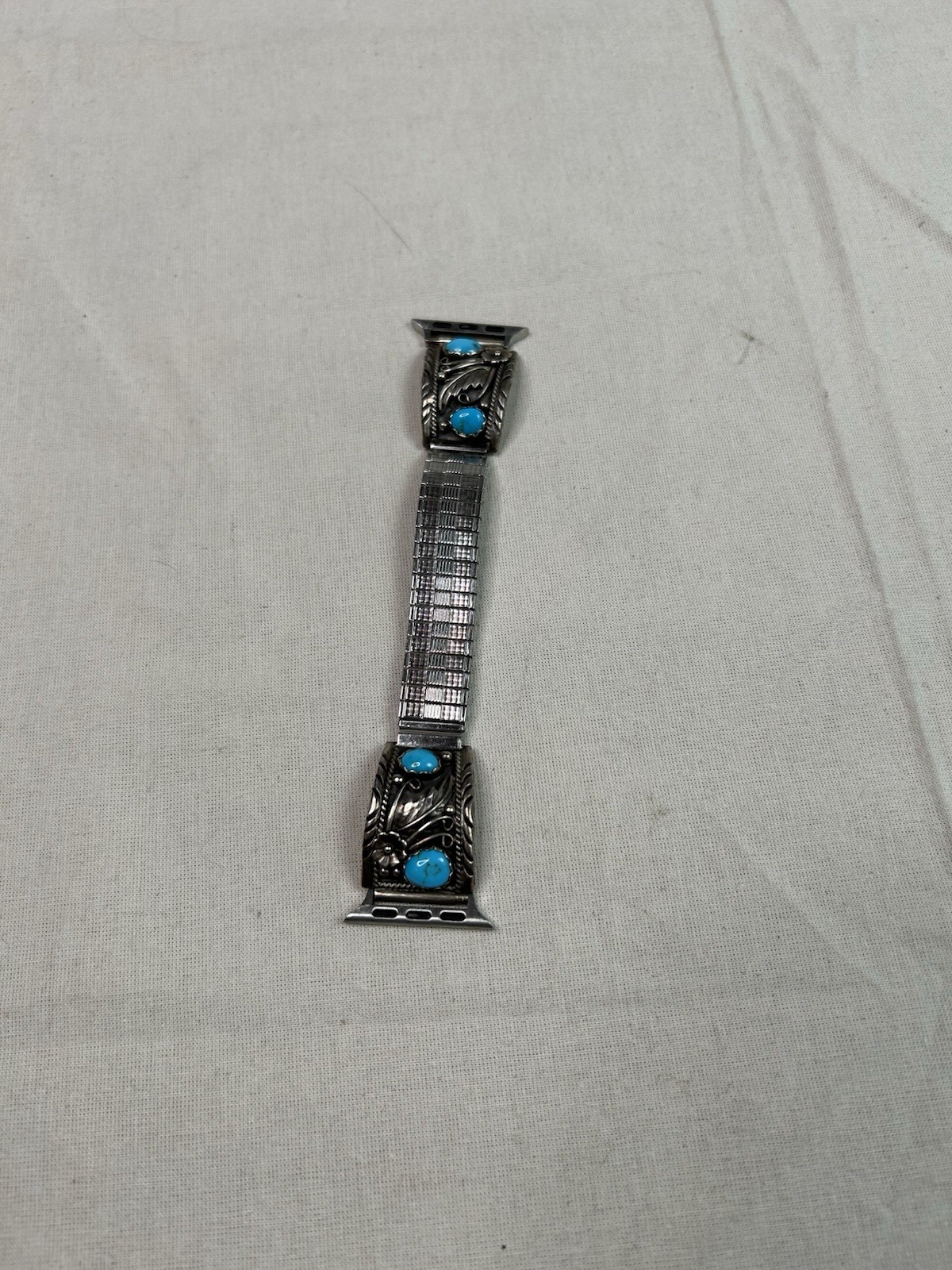 Vintage Navajo Sterling Turquoise Apple Watch Band Any Generation