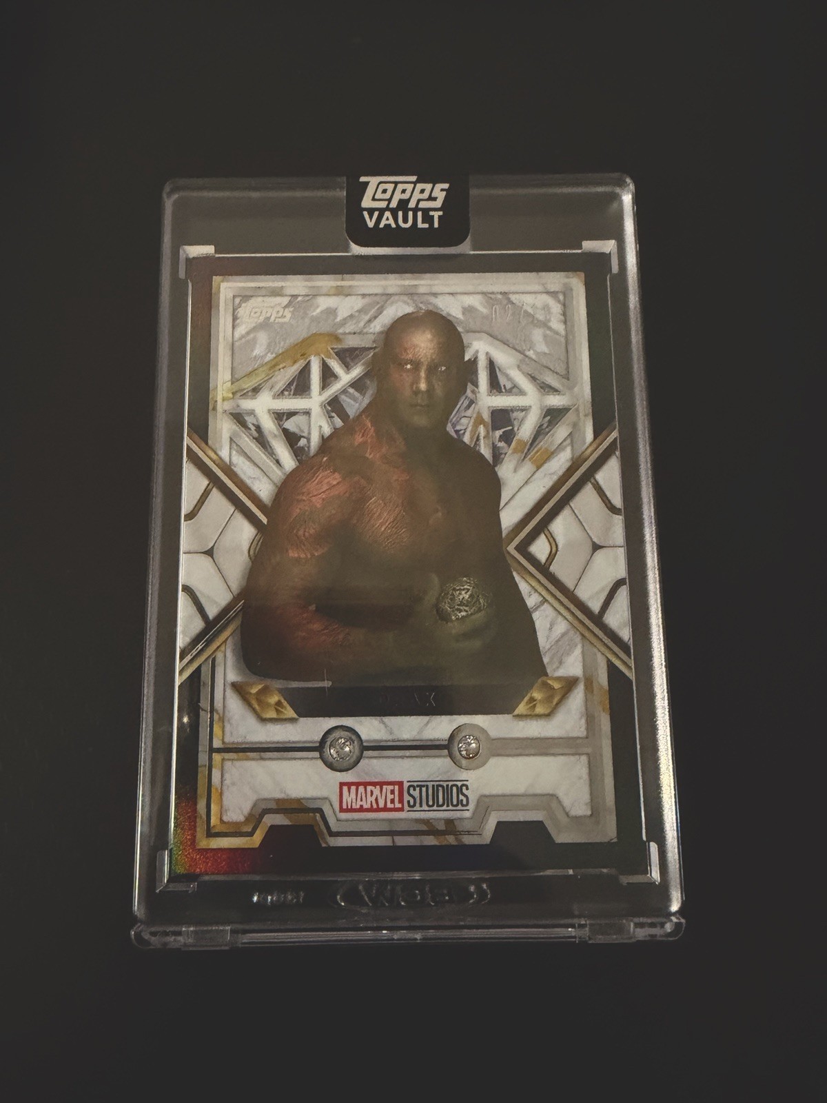 Topps 2026 Marvel Vault Dual Diamond Drax Dave Bautista /10 Black Refractor🔥