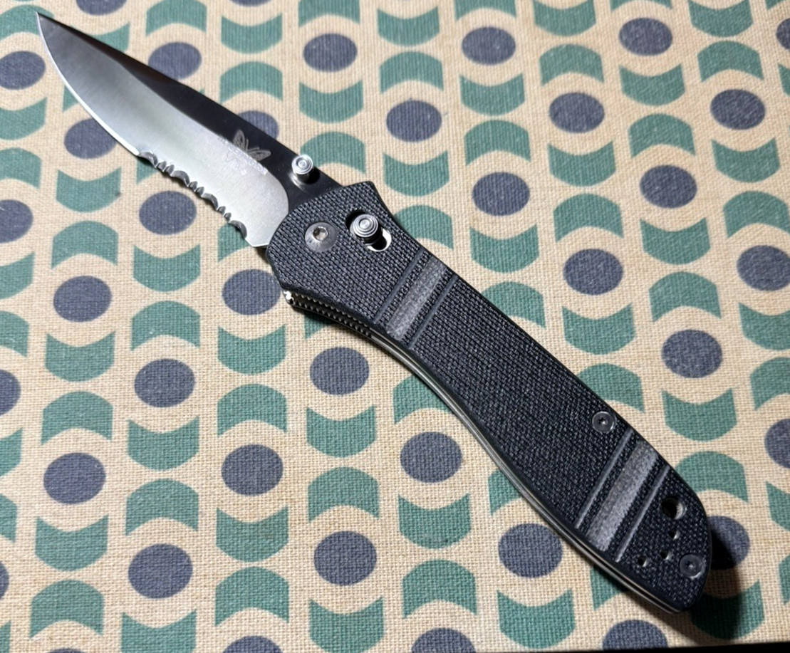 CLASSIC DISCONTINUED BENCHMADE 710 McHenry & Williams AXIS Lock FOLDING KNIFE#52