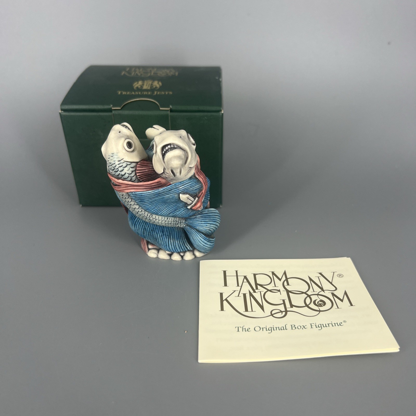 Harmony Kingdom All the Rage Siamese Fighting Fish UK Made LE 200 0822