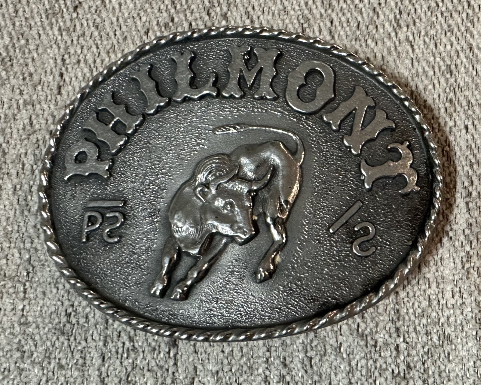 Vintage Philmont Scout Ranch Metal Belt Buckle