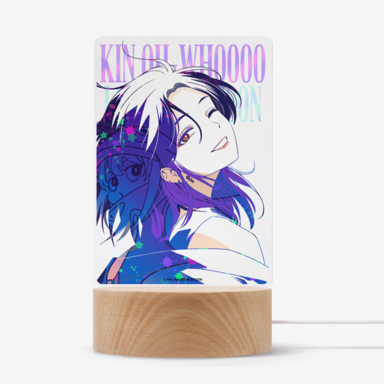 My Bias Gets on the Last Train Korean Webtoon Acrylic Mood Lamp Night Light
