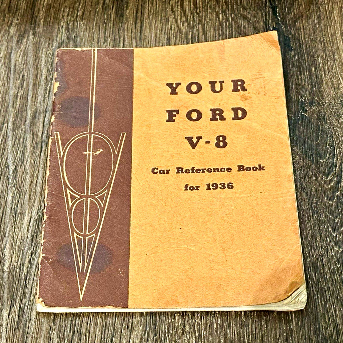 Original 1936 Ford V-8 Car Reference Book Owner’s Manual Vintage Flathead V8 Lit