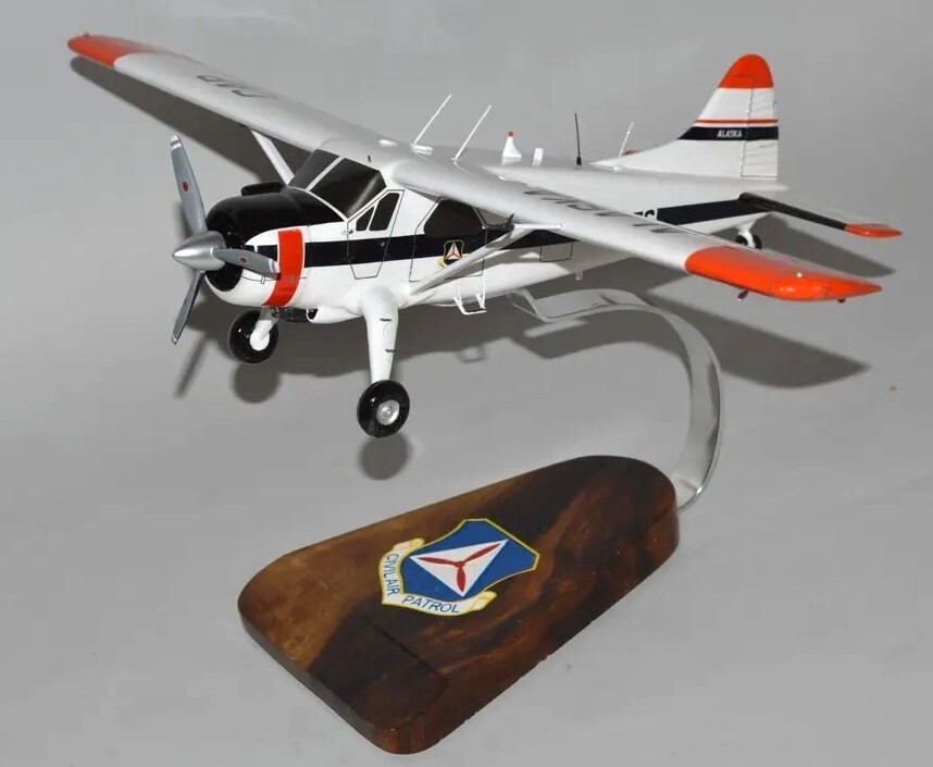 Alaska Civil Air Patrol De Havilland DHC-2 Beaver Desk 1/32 Model SC Airplane