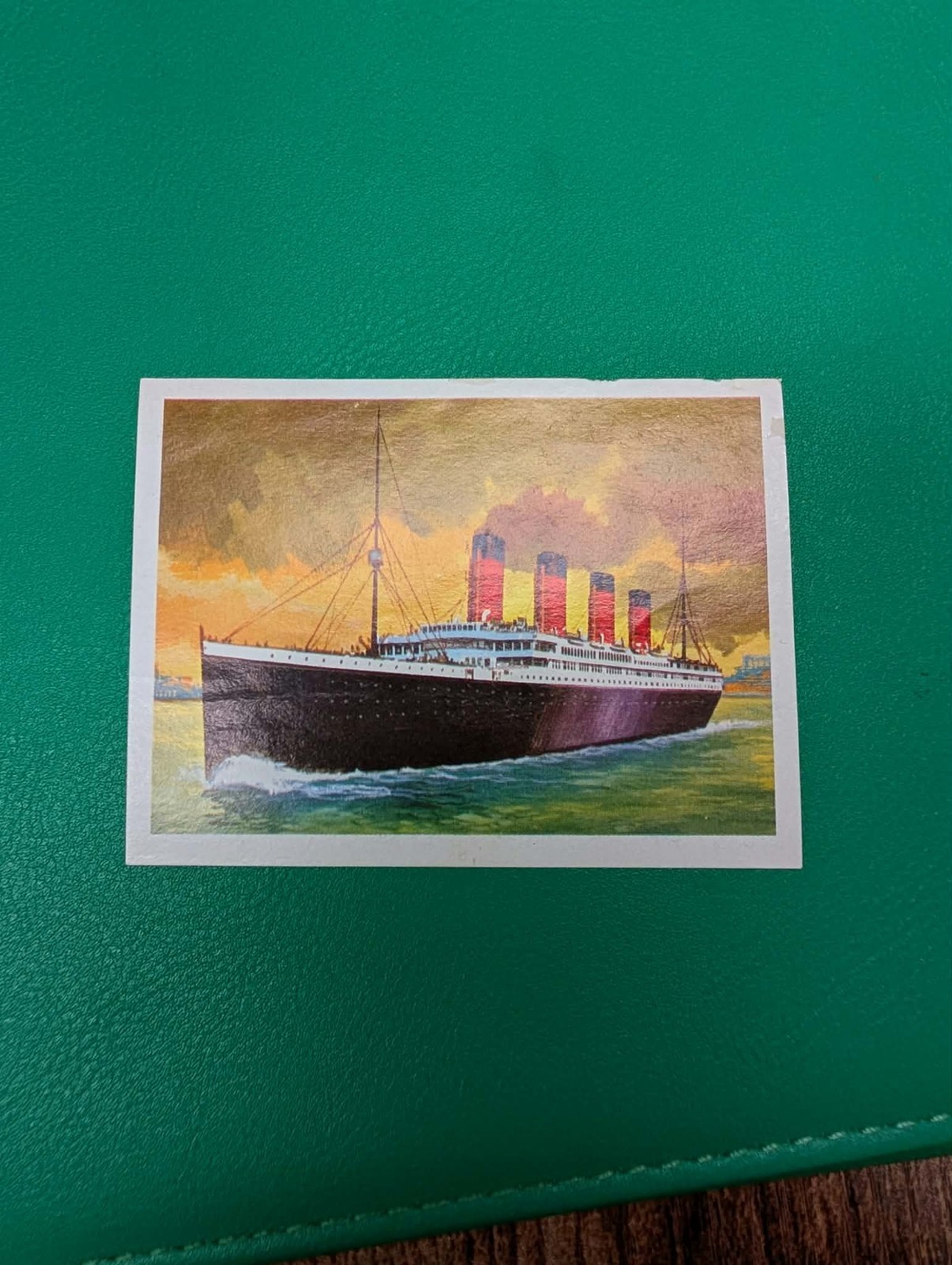 1973 T. G. Ruiromer Strong Ocean spain the titanic card #260