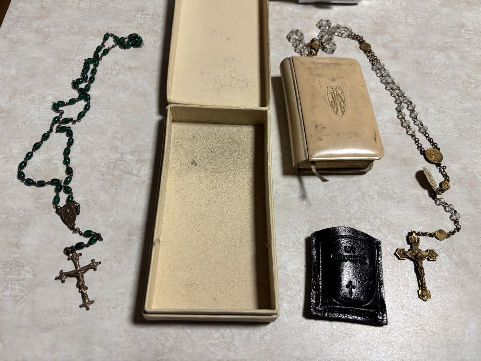 Religious Prayer Books Rosary Catholic Artifacts Church 
